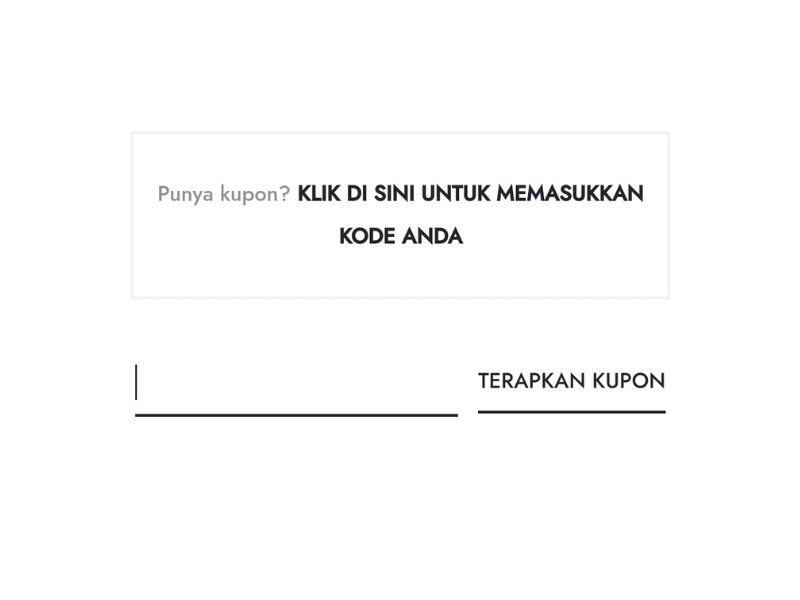6 masukkan kode kupon 6 masukkan kode kupon