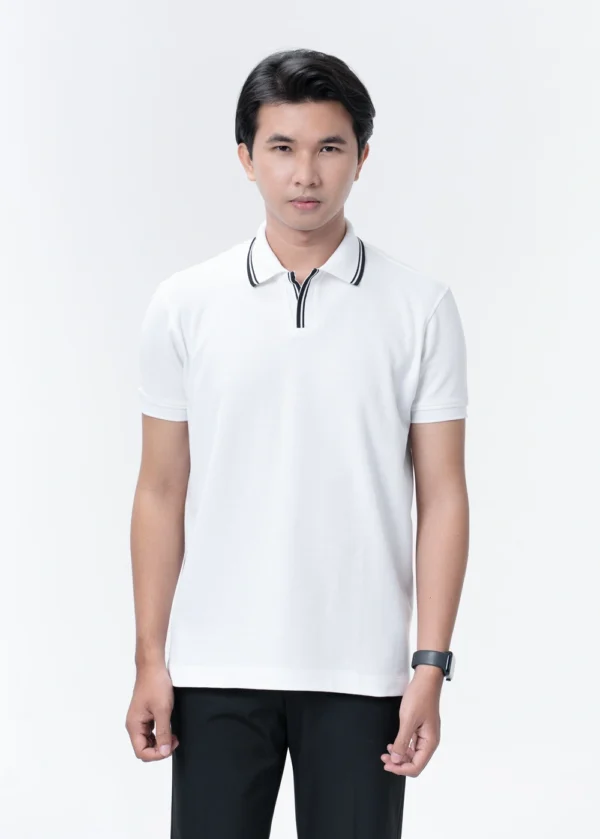 Kaos polo Adzriel White