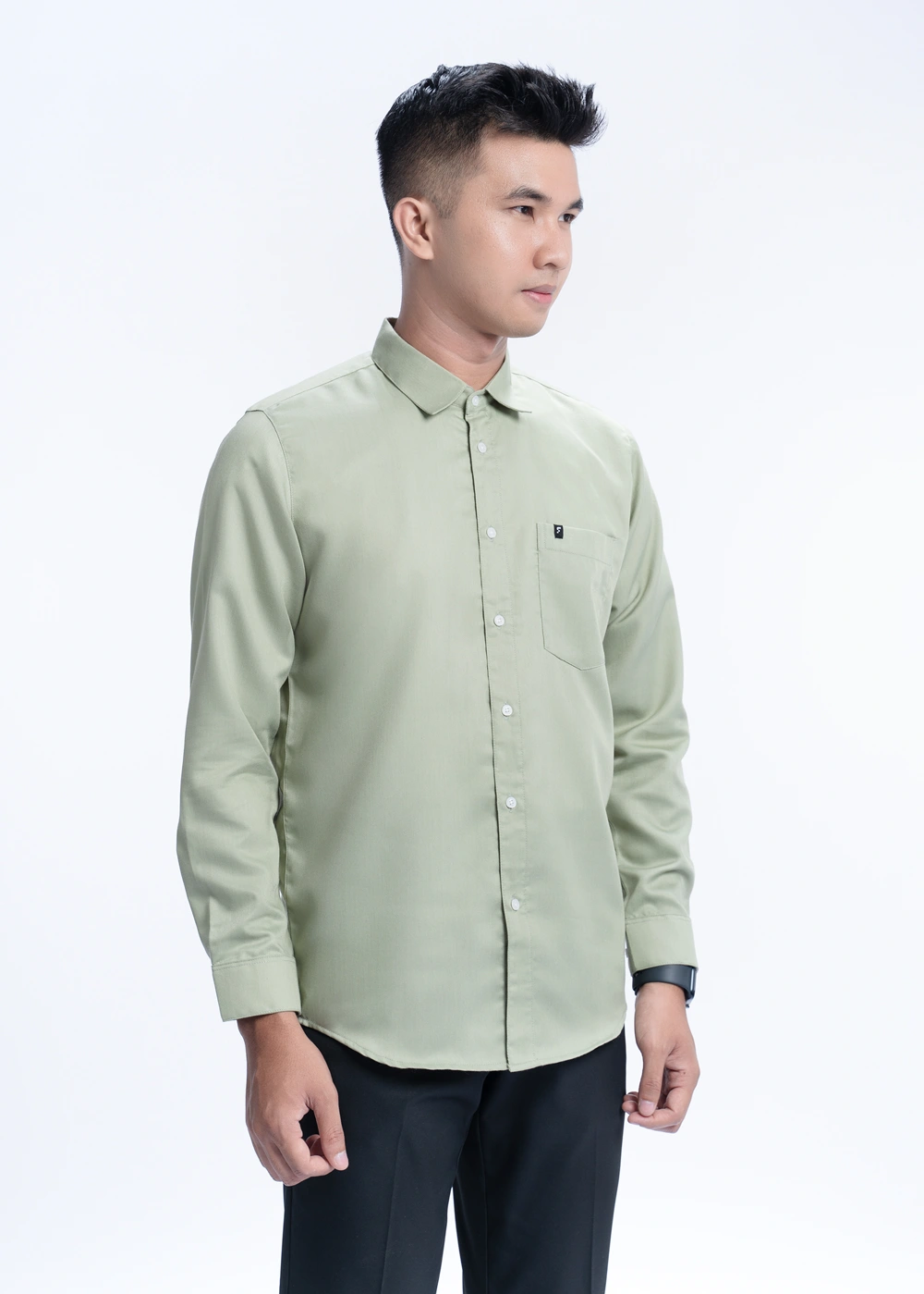 Essential Shirt Ahsan Sage Green 4
