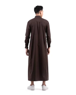 Elquds Thobe Dark Brown 8