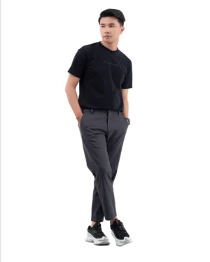 Maaz Dark Gray Essential Stretch Pants 13