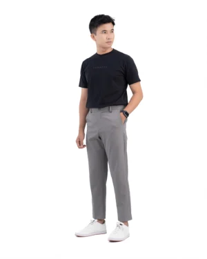 Maaz Gray Essential Stretch Pants 2