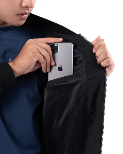 Nadeem 2.0 Stretch Bomber Jacket Black