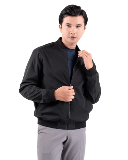 Nadeem 2.0 Stretch Bomber Jacket Black