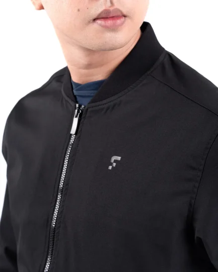 Nadeem 2.0 Stretch Bomber Jacket Black