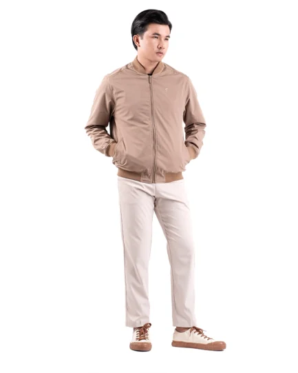 Nadeem 2.0 Stretch Bomber Jacket Golden Brown