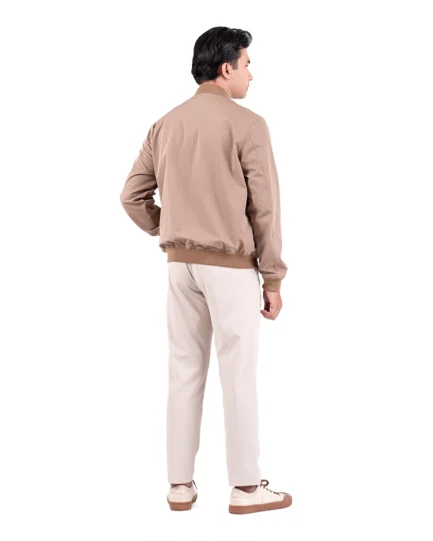 Nadeem 2.0 Stretch Bomber Jacket Golden Brown
