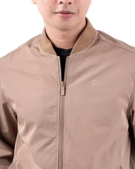 Nadeem 2.0 Stretch Bomber Jacket Golden Brown