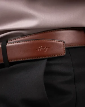 Gavin Belt Chocolate & Black 6