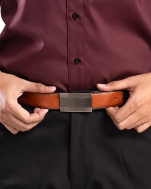 Gavin Belt Tan & Black 6
