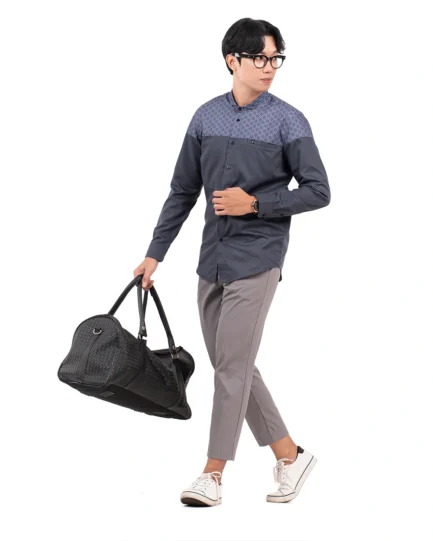 Hazim Dark Grey Long