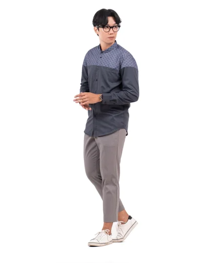 Hazim Dark Grey Long