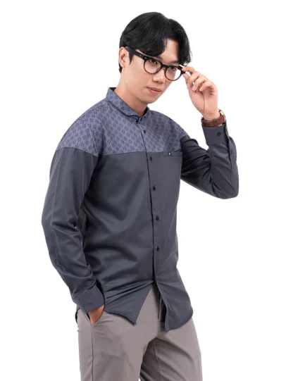 Hazim Dark Grey Long