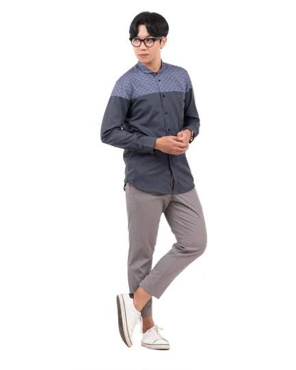 Hazim Dark Grey Long