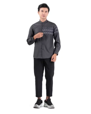 Koko Modern Shafwan Charcoal Long 2