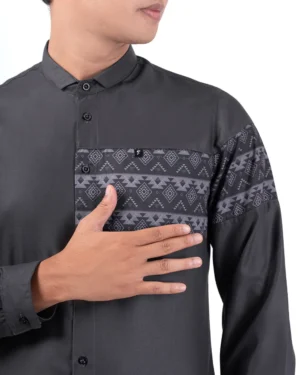 Koko Modern Shafwan Charcoal Long 9