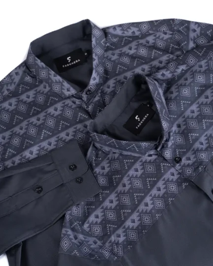 Shafwan Dark Grey Long