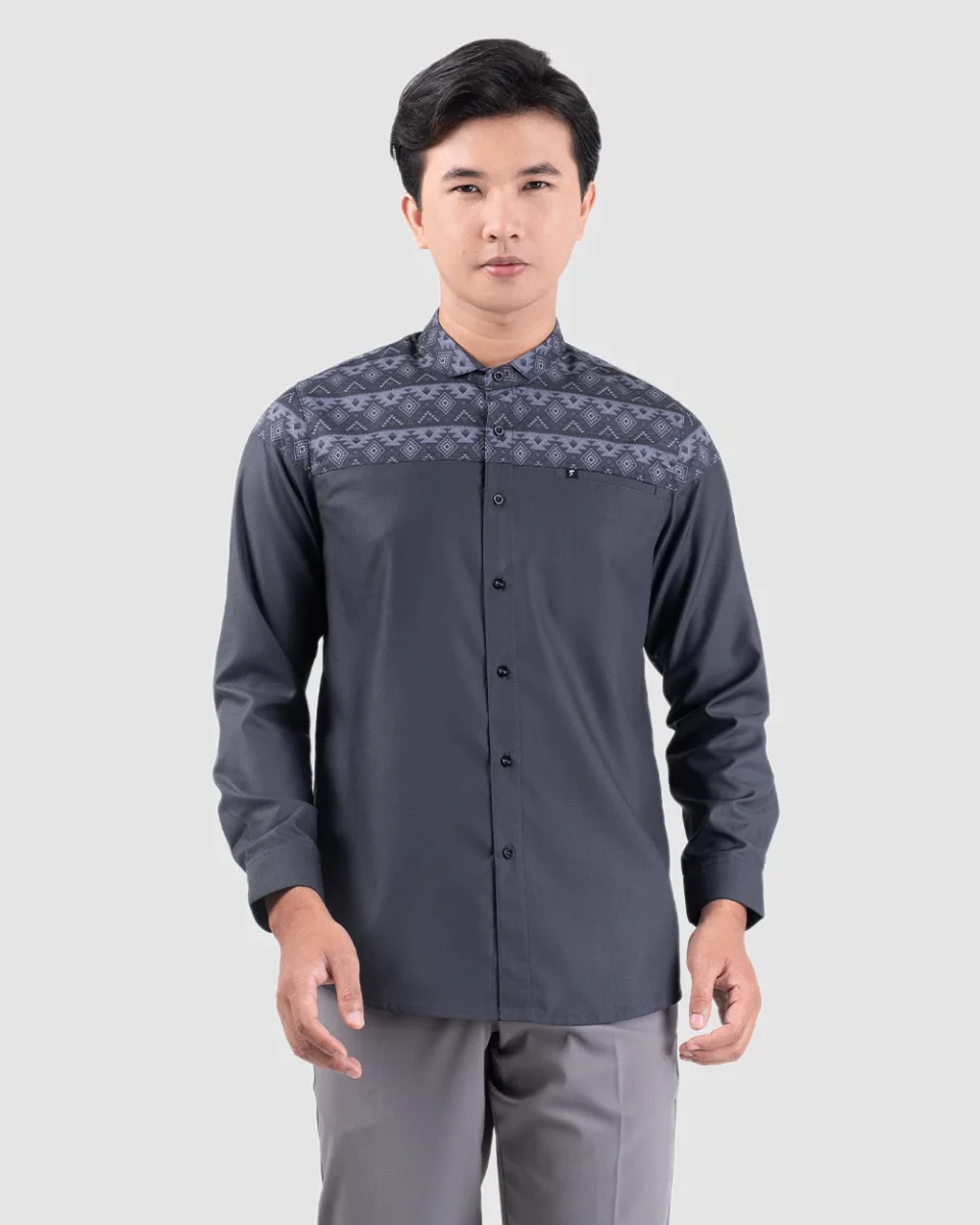 Koko Modern Shafwan Dark Grey Long