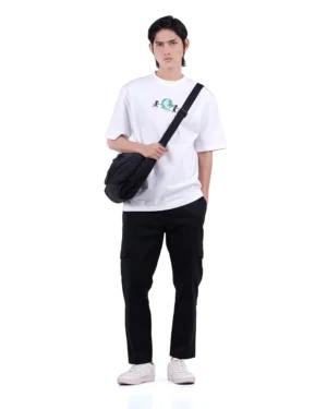 MS - Chasing Dunya T-Shirt Oversized White Bluish 15
