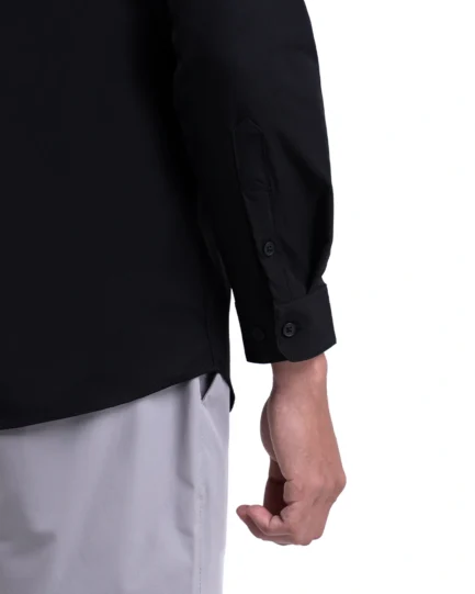 Halyd Stretch Shirt Black