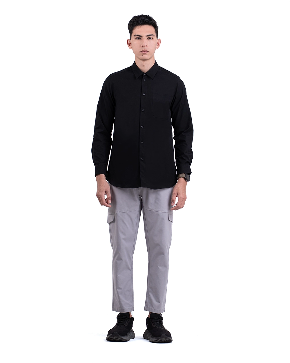 Stretch Shirt Halyd Black 2