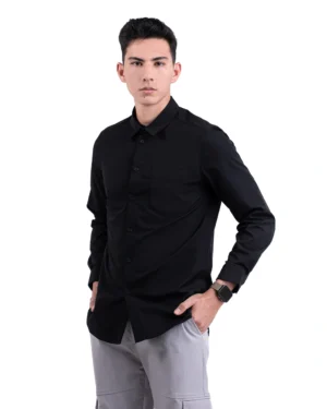 Stretch Shirt Halyd Black 3