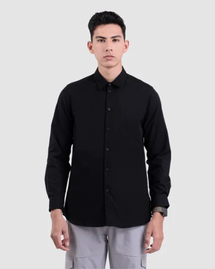 Stretch Shirt Halyd Black