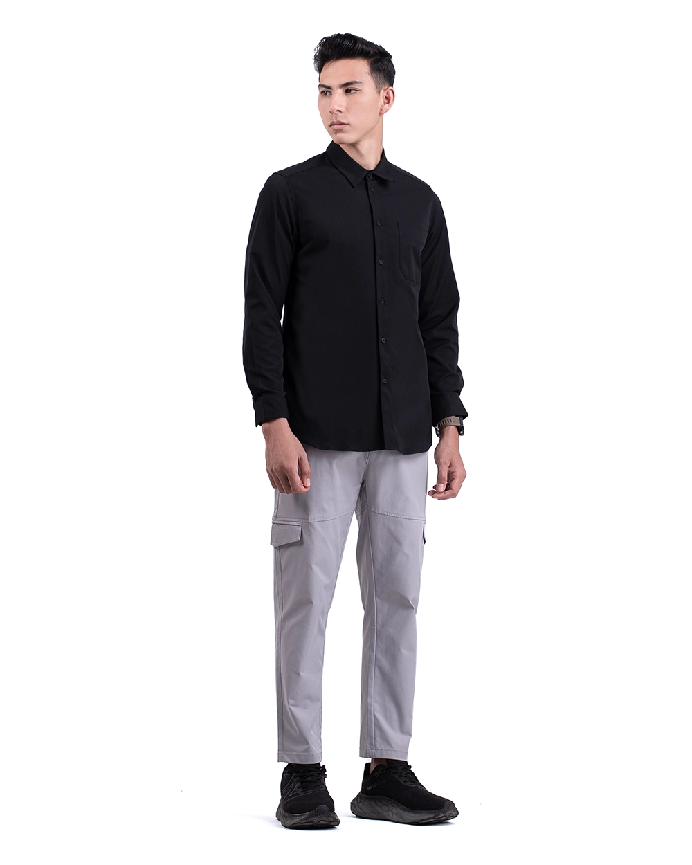 Stretch Shirt Halyd Black 6