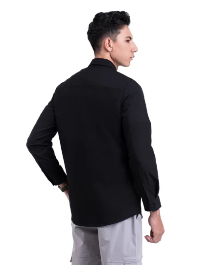 Halyd Stretch Shirt Black