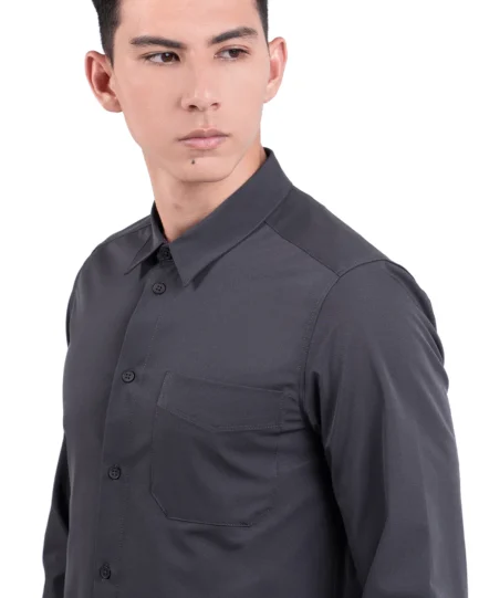 Halyd Stretch Shirt Grey