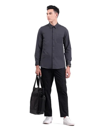 Halyd Stretch Shirt Grey