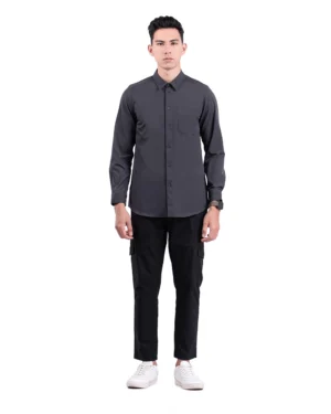 Stretch Shirt Halyd Grey 2