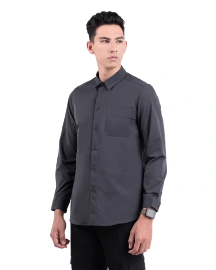 Halyd Stretch Shirt Grey