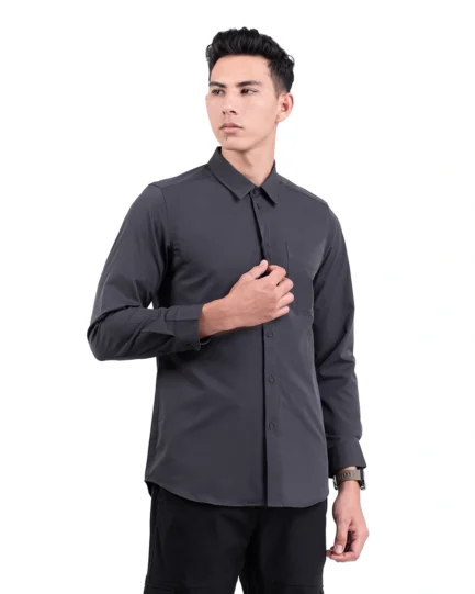 Halyd Stretch Shirt Grey
