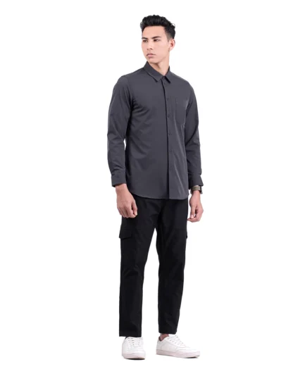 Halyd Stretch Shirt Grey