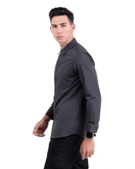 Halyd Stretch Shirt Grey
