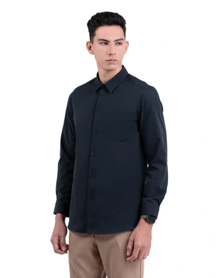 Halyd Stretch Shirt Navy