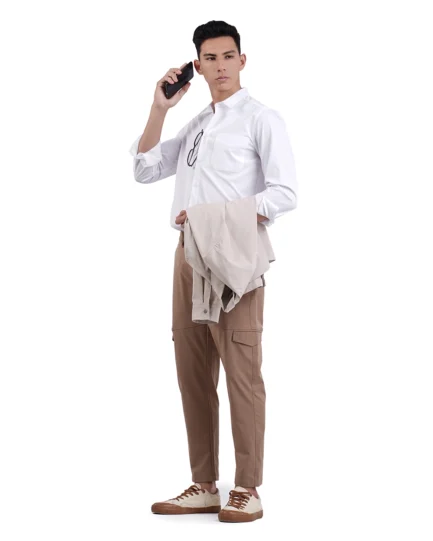 Halyd Stretch Shirt White
