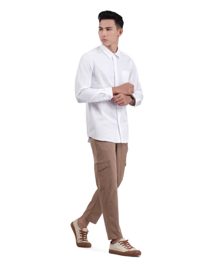 Halyd Stretch Shirt White