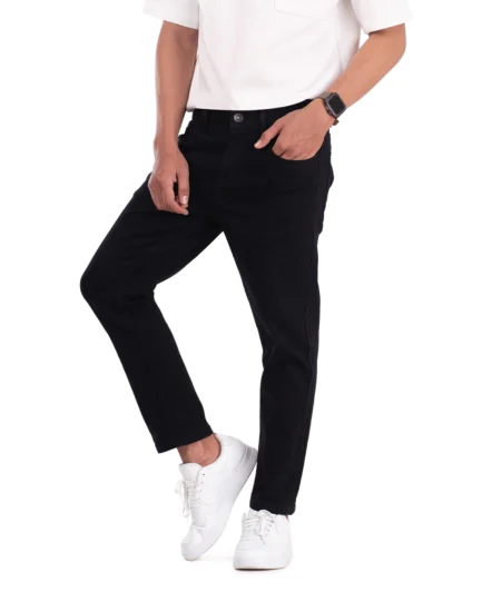 Basra Active Flex Ankle Jeans Black