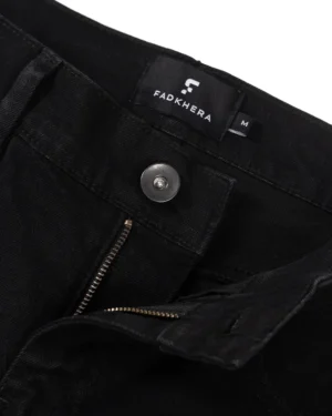 Basra Active Flex Ankle Jeans Black 22