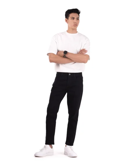 Basra Active Flex Ankle Jeans Black