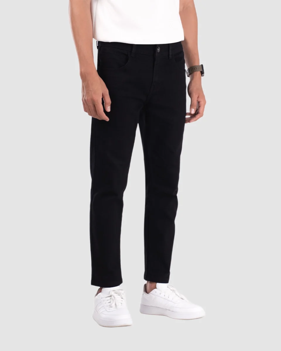 Basra Active Flex Ankle Jeans Black