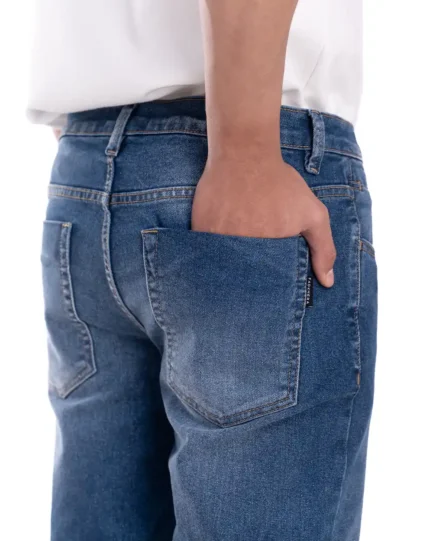 Basra Active Flex Ankle Jeans Blue