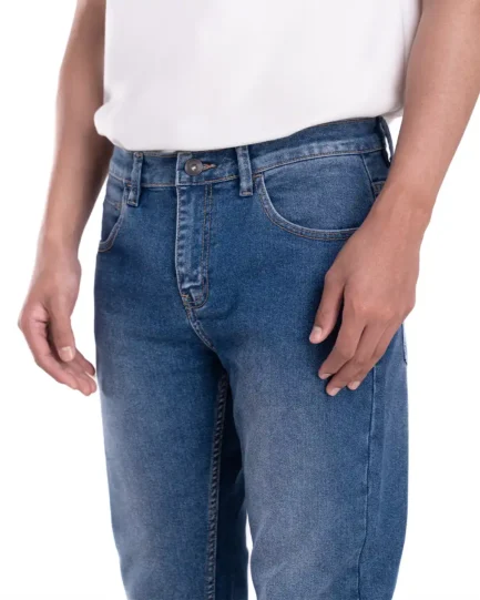 Basra Active Flex Ankle Jeans Blue