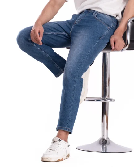 Basra Active Flex Ankle Jeans Blue