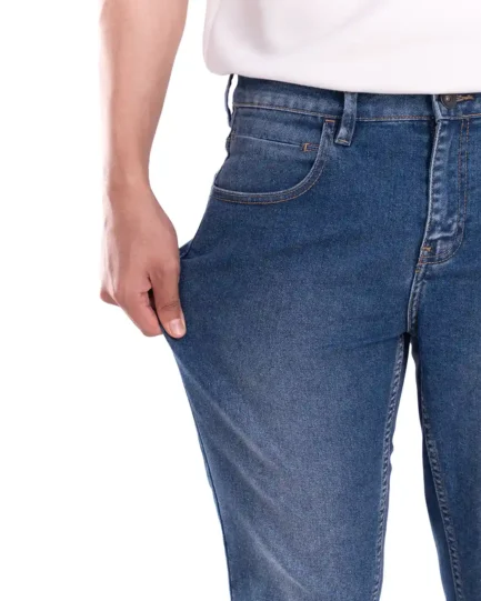 Basra Active Flex Ankle Jeans Blue