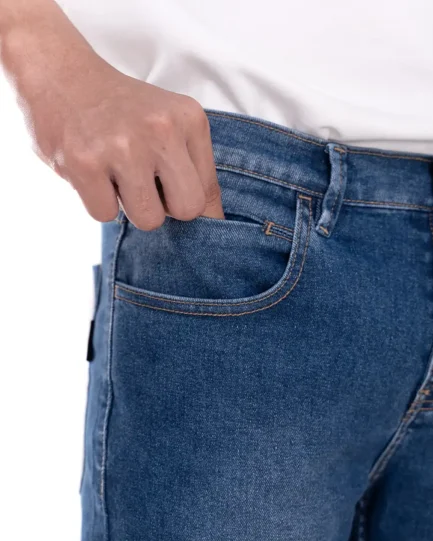 Basra Active Flex Ankle Jeans Blue