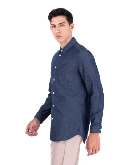 Basra Lightweight Denim Shirt Blue