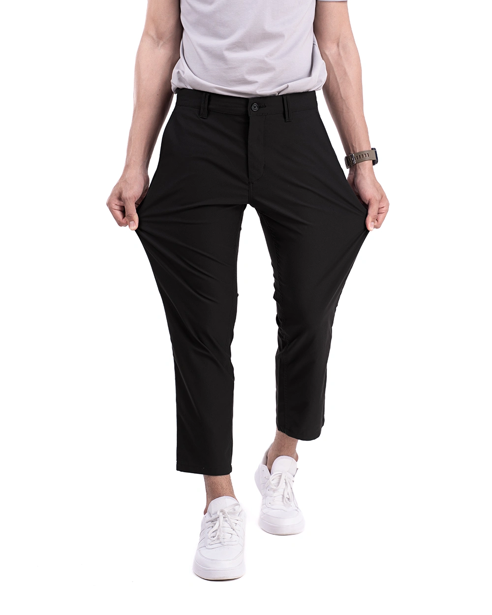 Sayed Stretch Pants Black 10